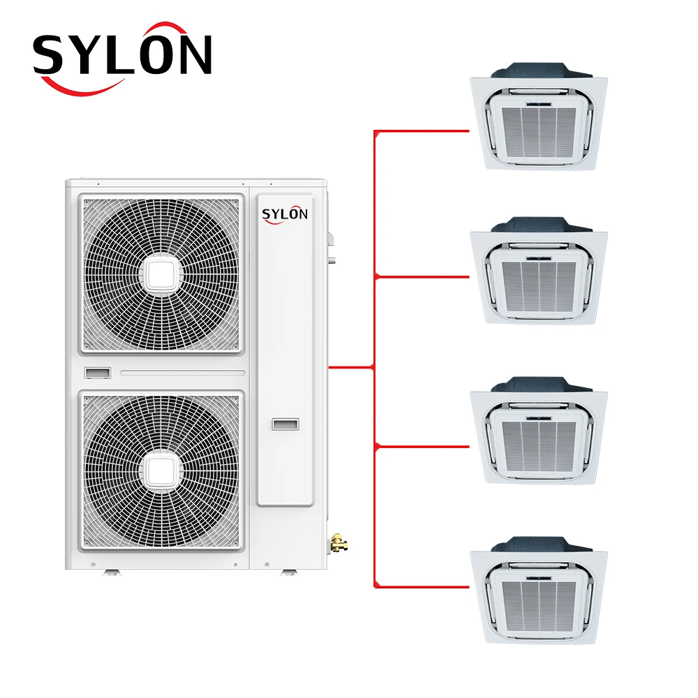 Sylon Air Conditioner 18000Btu 24000Btu Inverter Ceiling Air Conditioner Fan Coil Unit Cassette Air Conditioners for Home