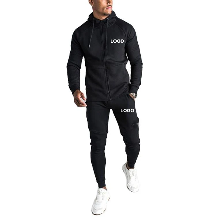 high quality track suits men sport tracksuit latest fashion 2 piece men s sweatsuit sets bulk sweat suits custom logo