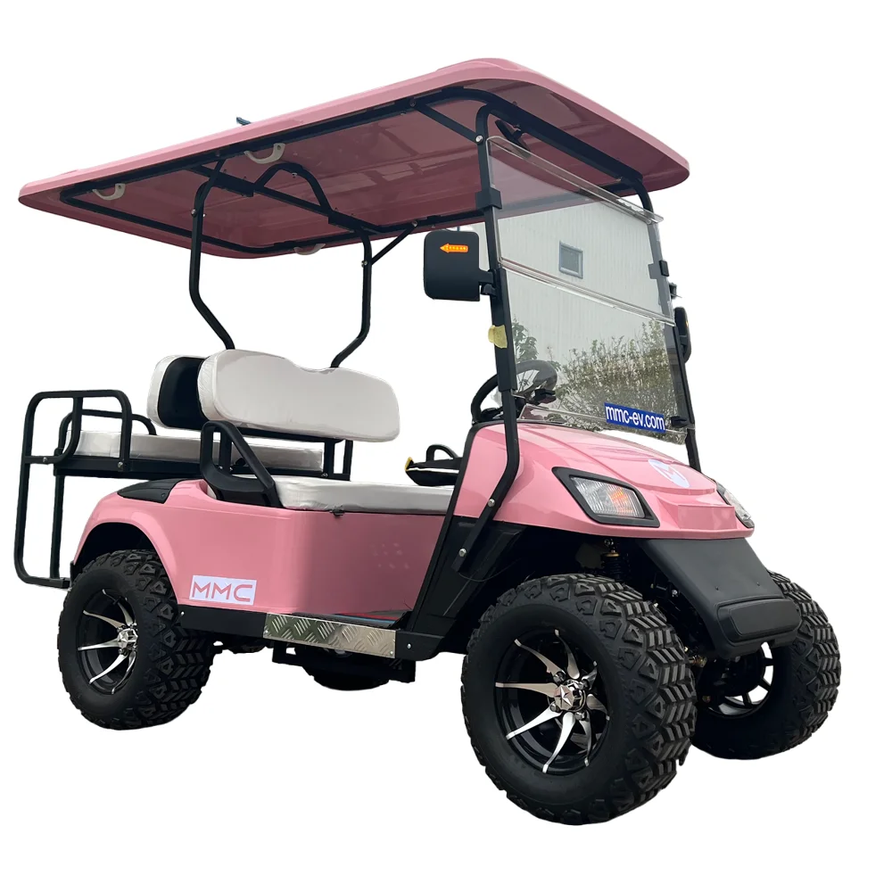 2024 Hot Sale 4 Wheel Electric 60 volt golf cart street legal 4 seater golf cart gas or battery powered Electric Golf Cart