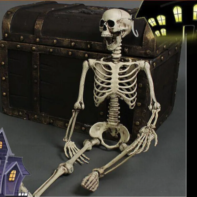 Halloween Skeleton Dry Corpse Ghost House Props Skeleton Rack Chamber of Secrets Skeleton Decoration