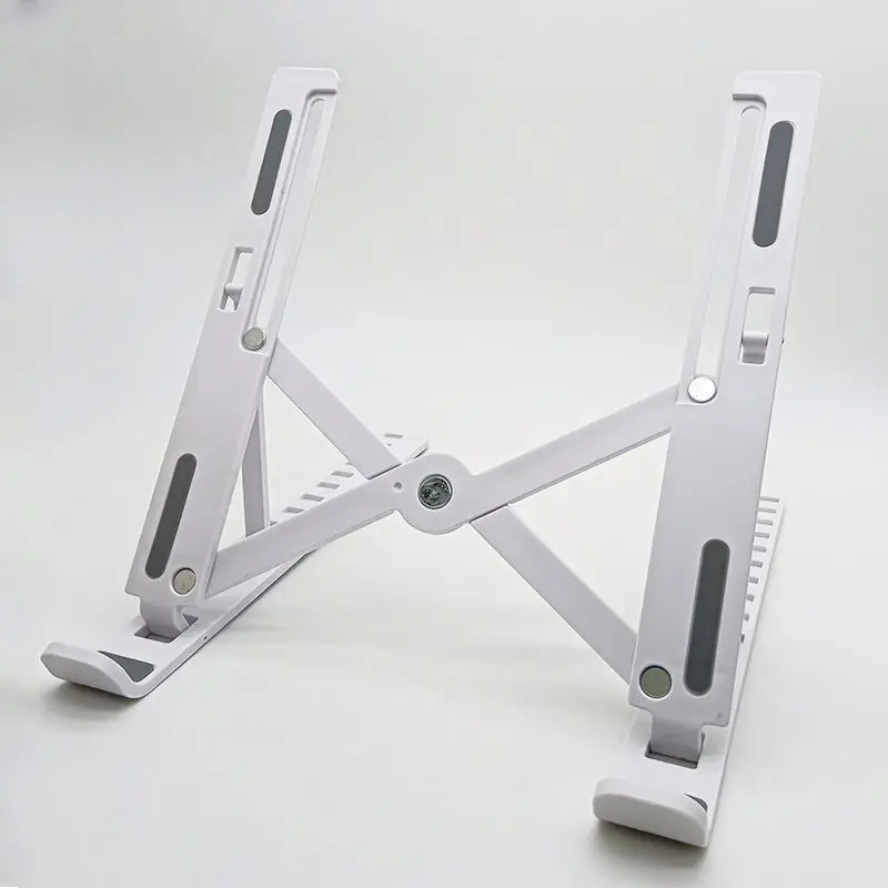 Folding Height Adjustable Aluminum Alloy  Pc Laptop Stand Use For Used Refurbished Laptop Portable Ergonomic Lap Desktop