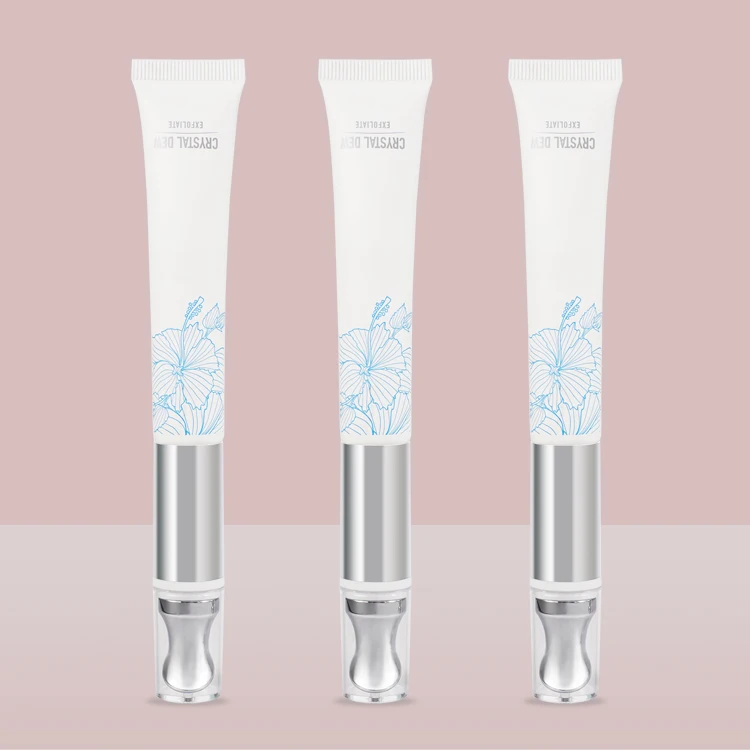 20ml Empty Cosmetic Packaging Container Squeeze Soft Tubes Electric Vibrating Metal Massage Applicator Eye Cream Tube