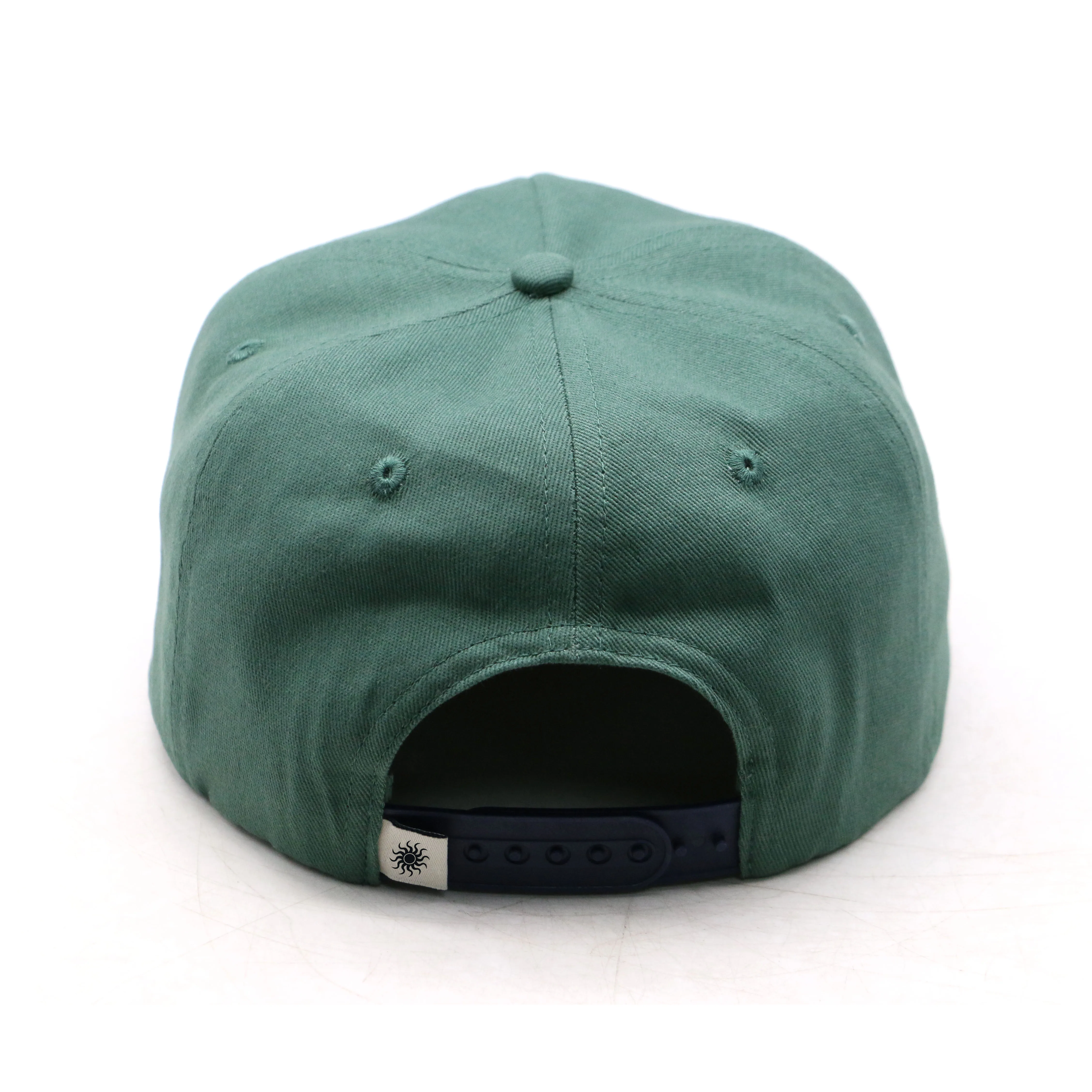 high quality cotton custom embroidery 5 panel rope unstructured snap back hats baseball cap manufacturers