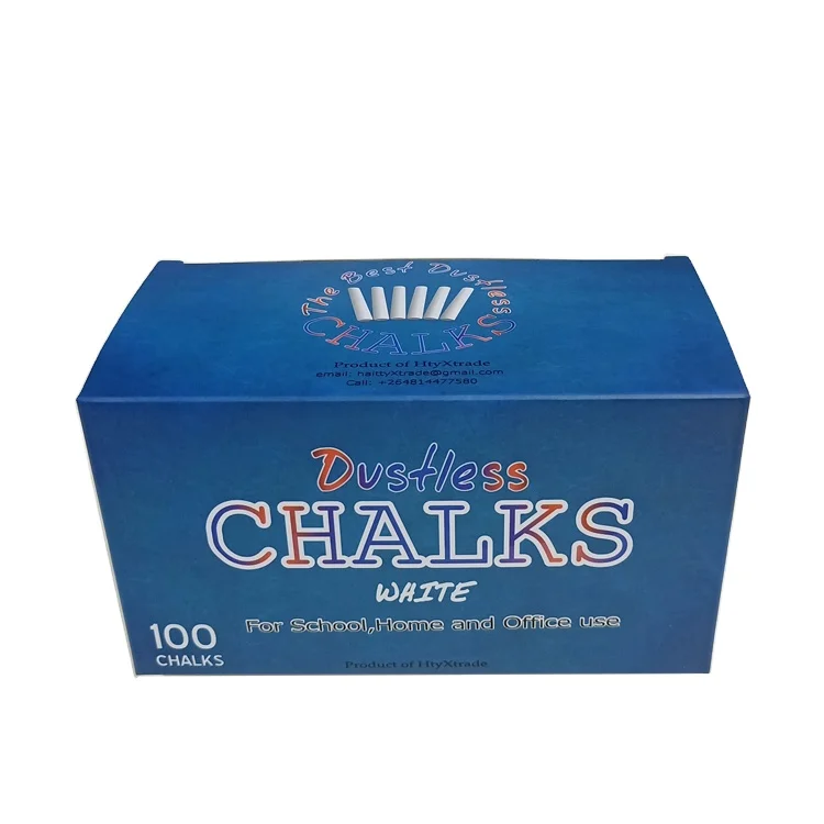 Cheap Price Custom Printed School Chalk Paper box packaging