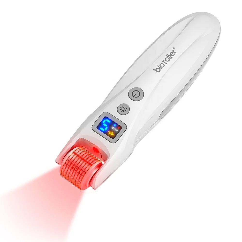 G5 EMS BIO Phototherapy Vibration Massage Electric Roller Microneedles Enhance Collagen Growth Shrink Pores For Face