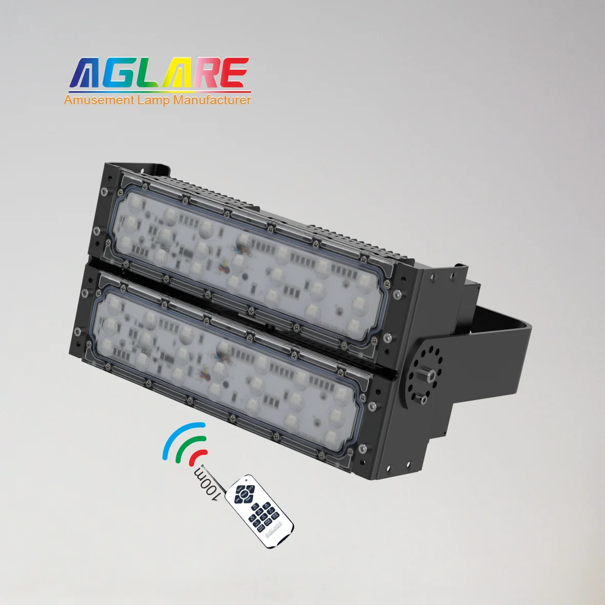 High Quality Led Industrial Commercial Lighting Wireless remote control DMX Control RGB led Flood Light Floodlight