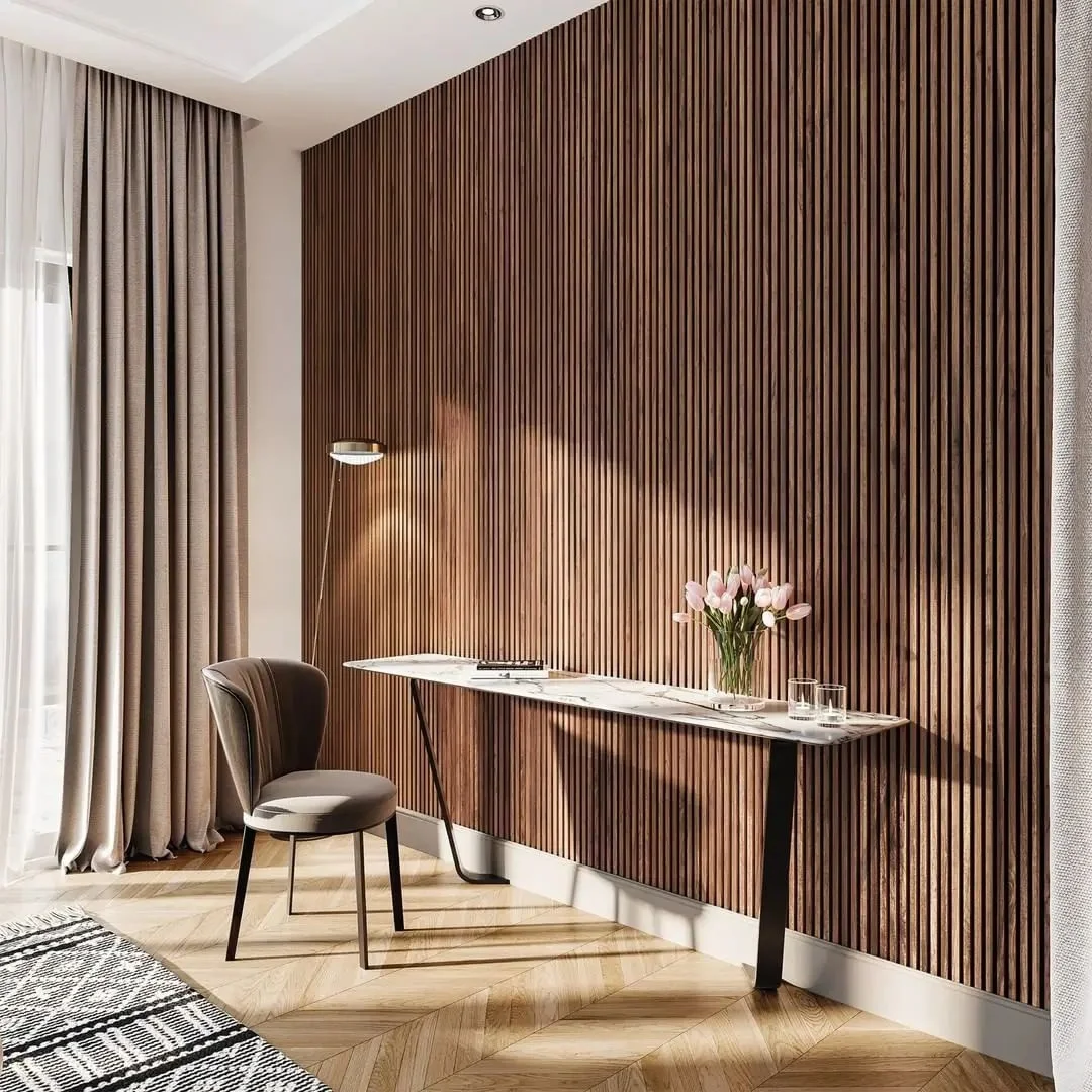 Kasaro MDF Wall Panel Acoustic Foam Panels Soundproofing for office Slats Panels