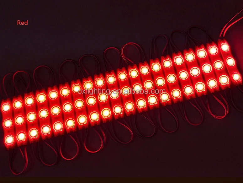 High Power Super Brightness 3 LEDS SMD 2835 1.5W 12V Waterproof IP68 Injection Led Module Light For Signs Advertising Signage