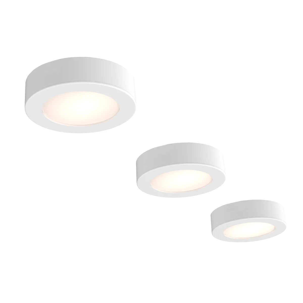 5 Pack 3W Linkable Mini Led Spot Led Recessed Cabinet Led Mini Spot Light for Kitchen
