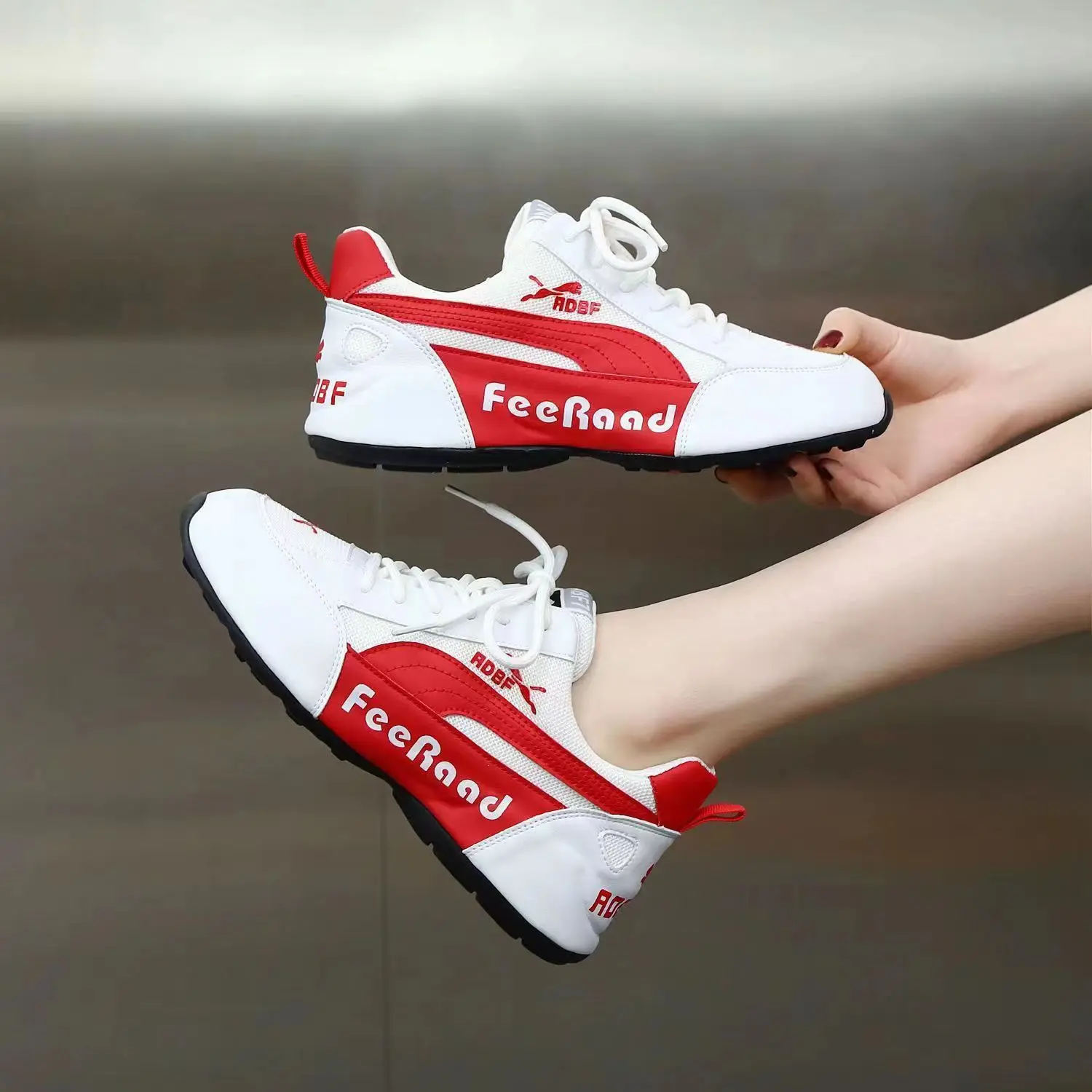 Fashionable dad shoes unisex low-top lace-up sneakers new soft-soled breathable casual running shoes