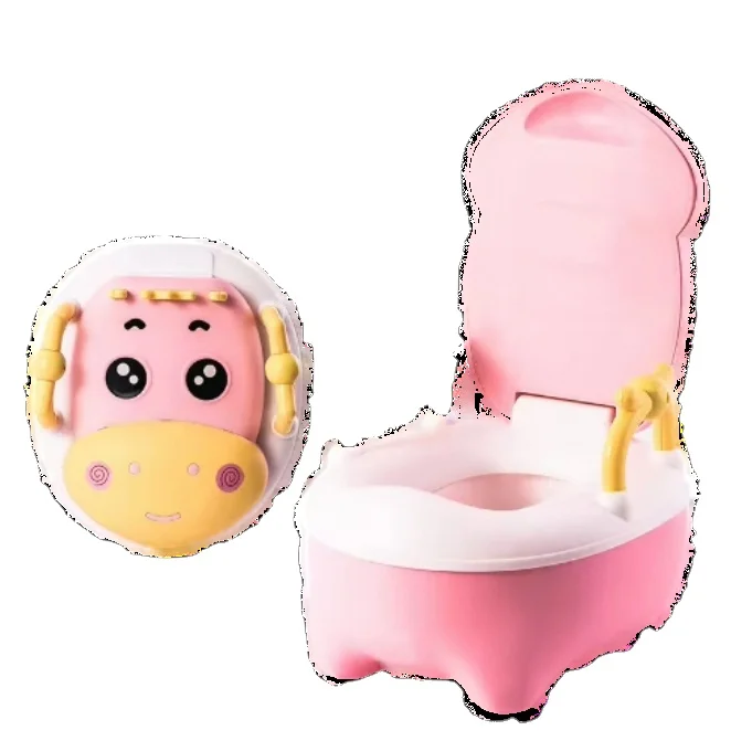 Stylish New Comfortable Cute Plastic Carton Portable Toilet Baby Bathroom Toddler Potty Training