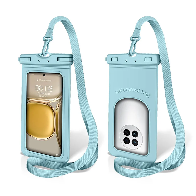 Wholesale Waterproof Phone Pouch Cellphone Dry Bag Beach Cruise Ship Essentials with Crossbody Lanyard