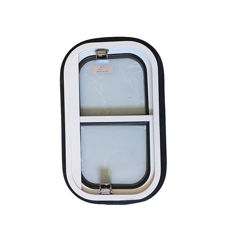 Stainless Steel/Aluminum Fireproof Rectangular Boat Windows Brass Fixed Marine Window for Ship