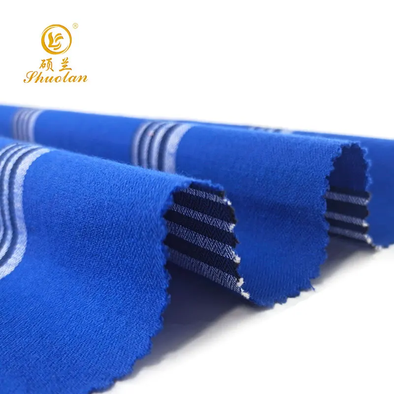 For Garment Mens Shirt Textile 100 Linen Cotton Viscose Rayon Woven Fabric Factory Shrink-resistant Yarn Uniform Fabric 120gsm