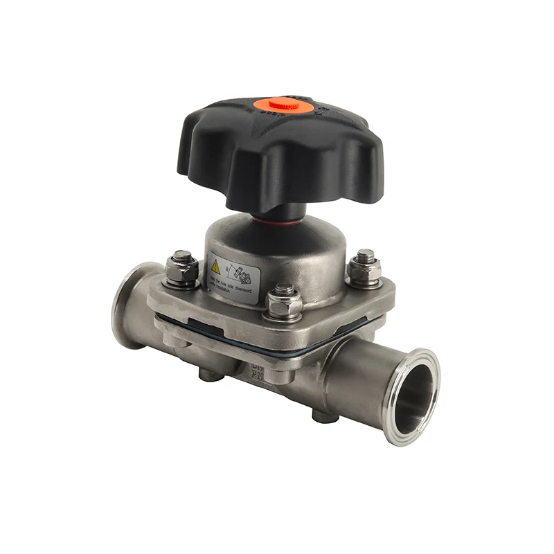 Steam Flow Control Pneumatic Cylinder Sanitary DIN Pharmaceutical Diaphragm Valve