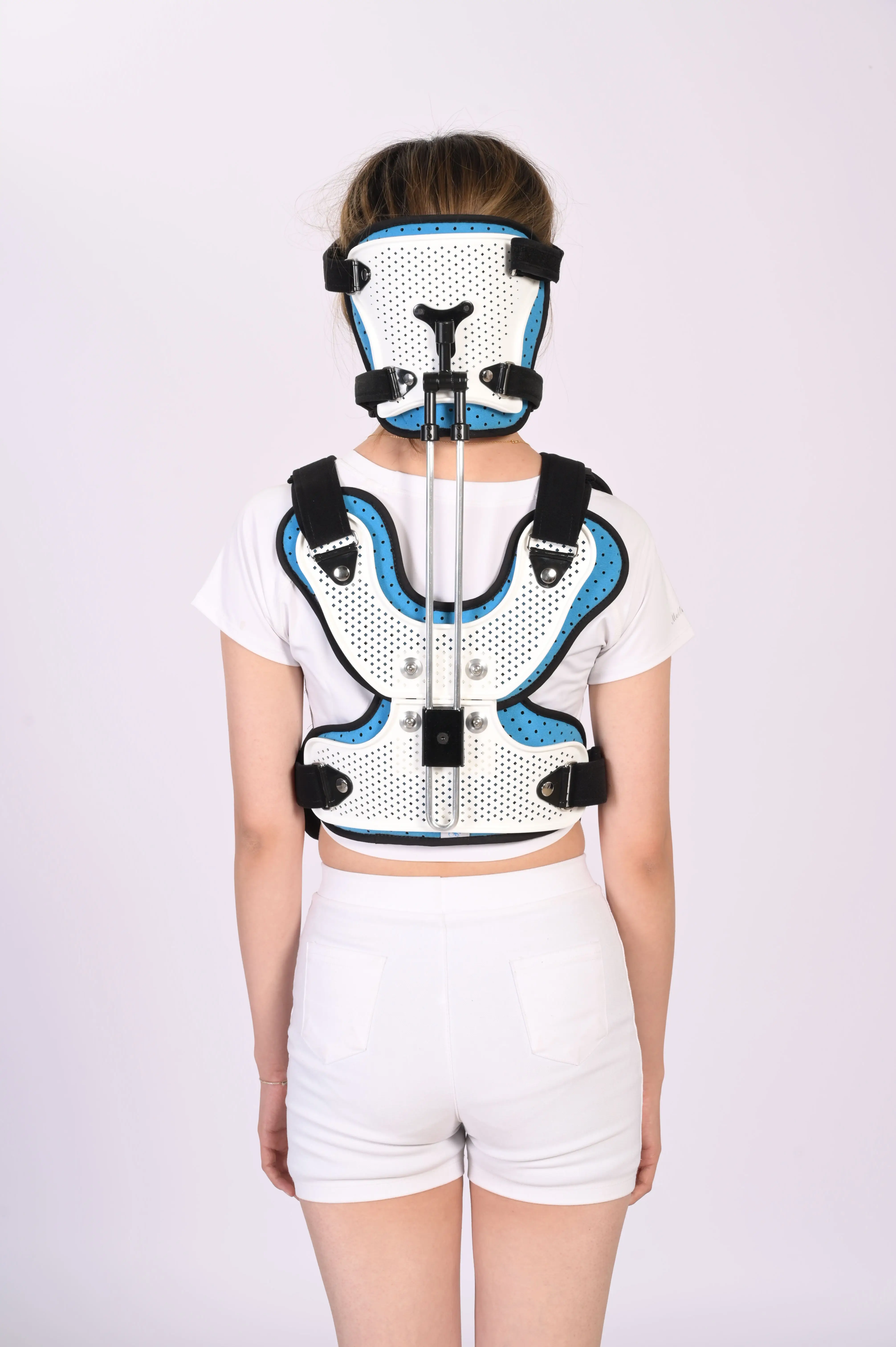 Adjustable Medical Neck Chest Fixation Brace TLSO Fracture Spinal Support Breathable