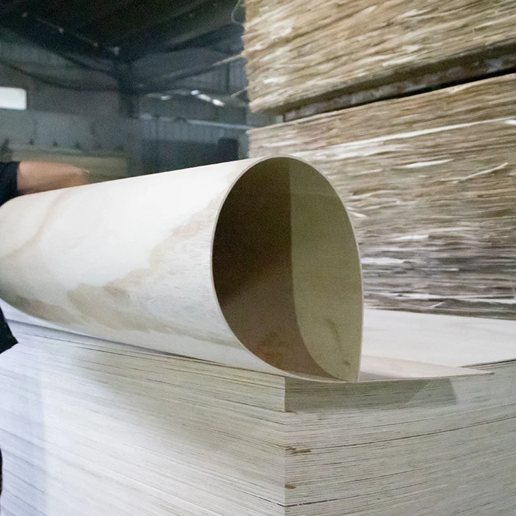 Flexible Bending Plywood Price Moisture Resistant 1Mm 18Mm 20Mm Eucalyptus Ultralight Plywood
