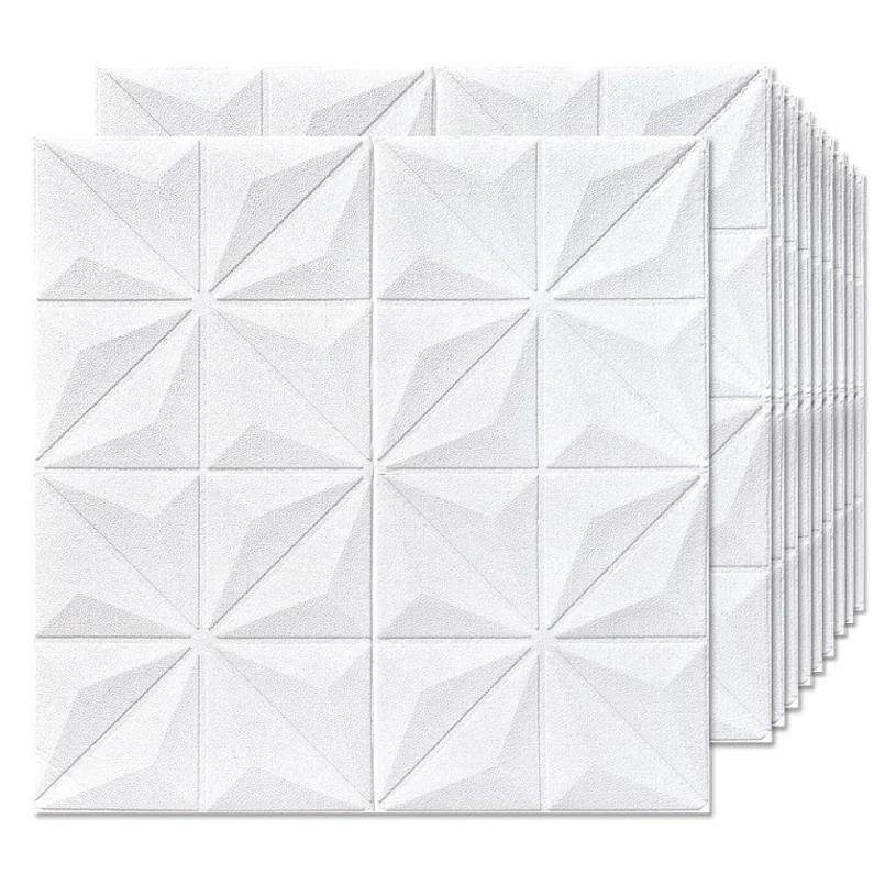 3D foam wall sticker ceiling sticker self-adhesive DIY home decoration brick pattern safety