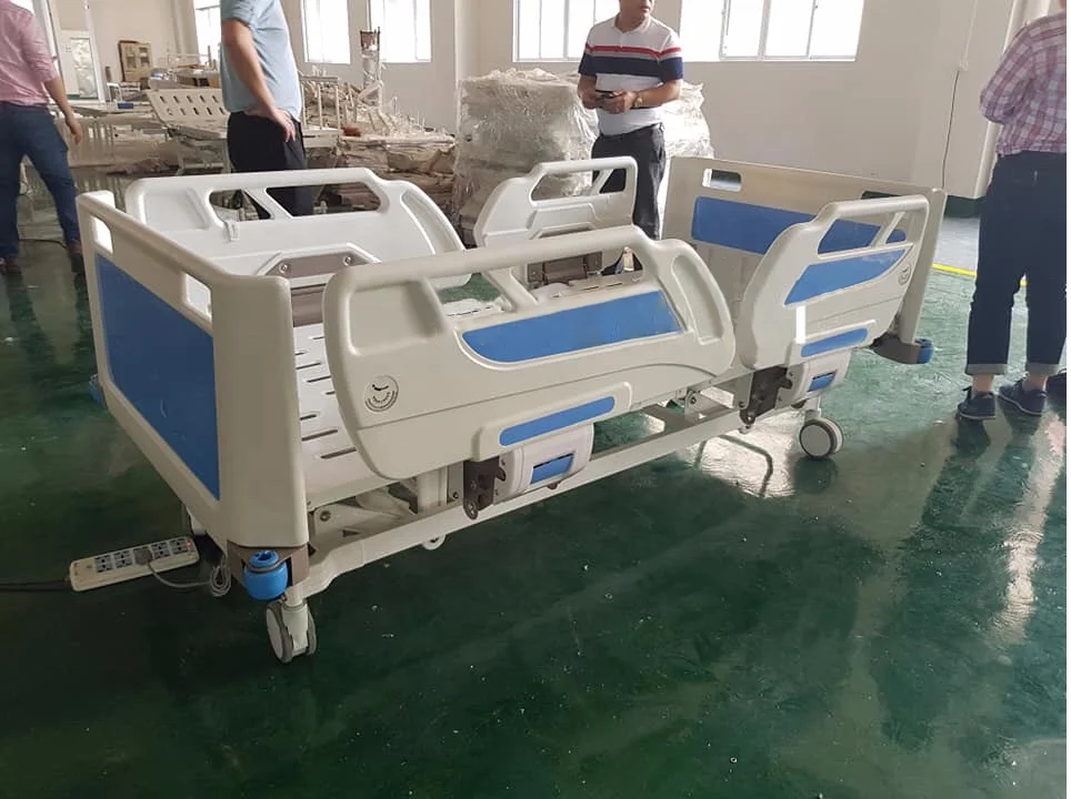 Hospital furniture bed guardrail ABS plastic bedside railing for icu medical bed ABS side rails