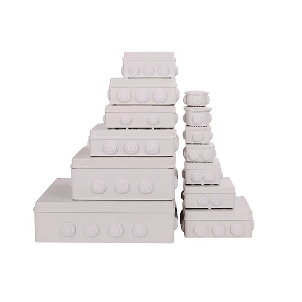 waterproof IP65 outdoor cable connection PVC distribution box
