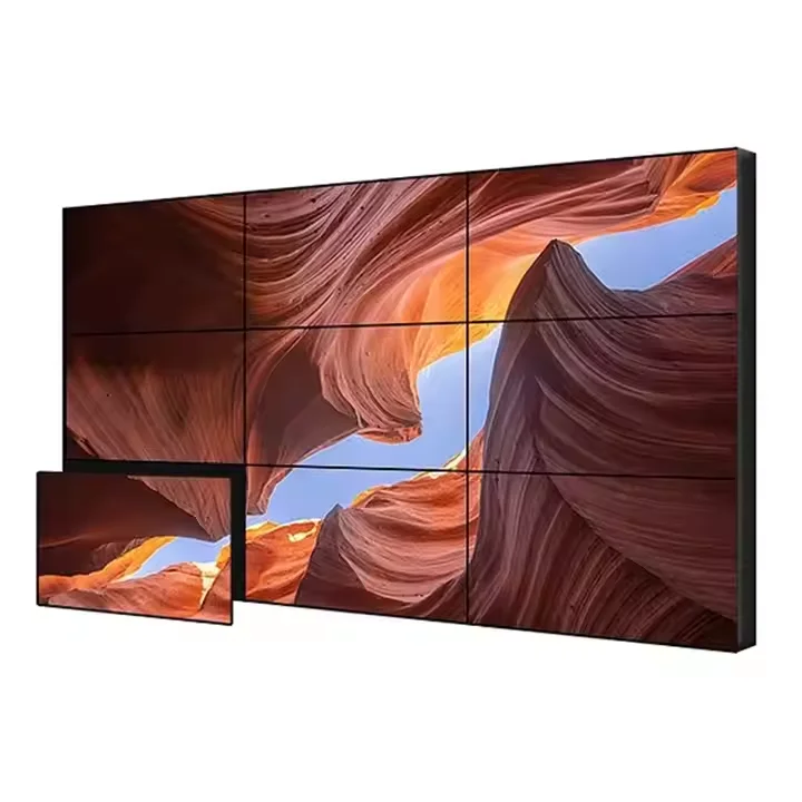 Floor Standing Splicing Panel Ultra Narrow Bezel 55 Inch Indoor 4k lcd Video Wall BOE Splicing Screen