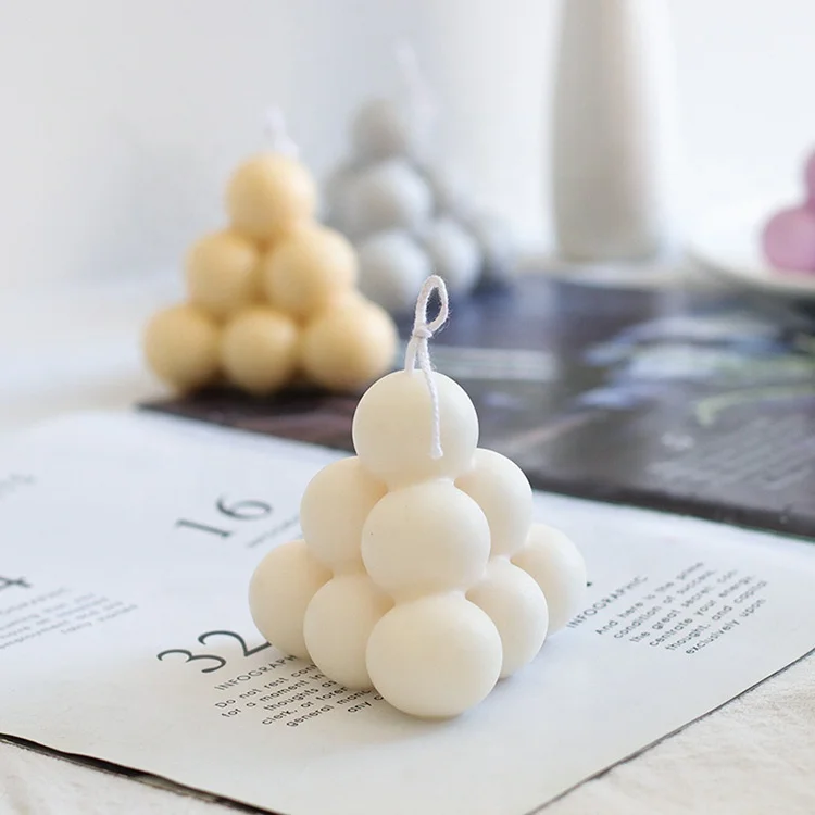 Geometric Ten-ball Planet Candle Silicone Mold Plaster Molds for Candle Making Supplies