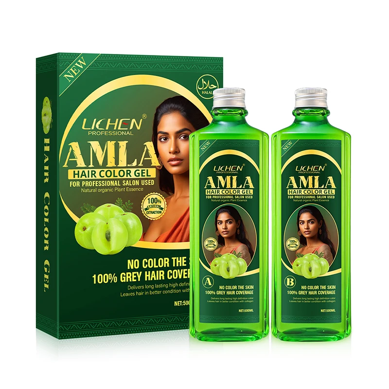 Long lasting semi permanent hair color plant herbal natural hair dye