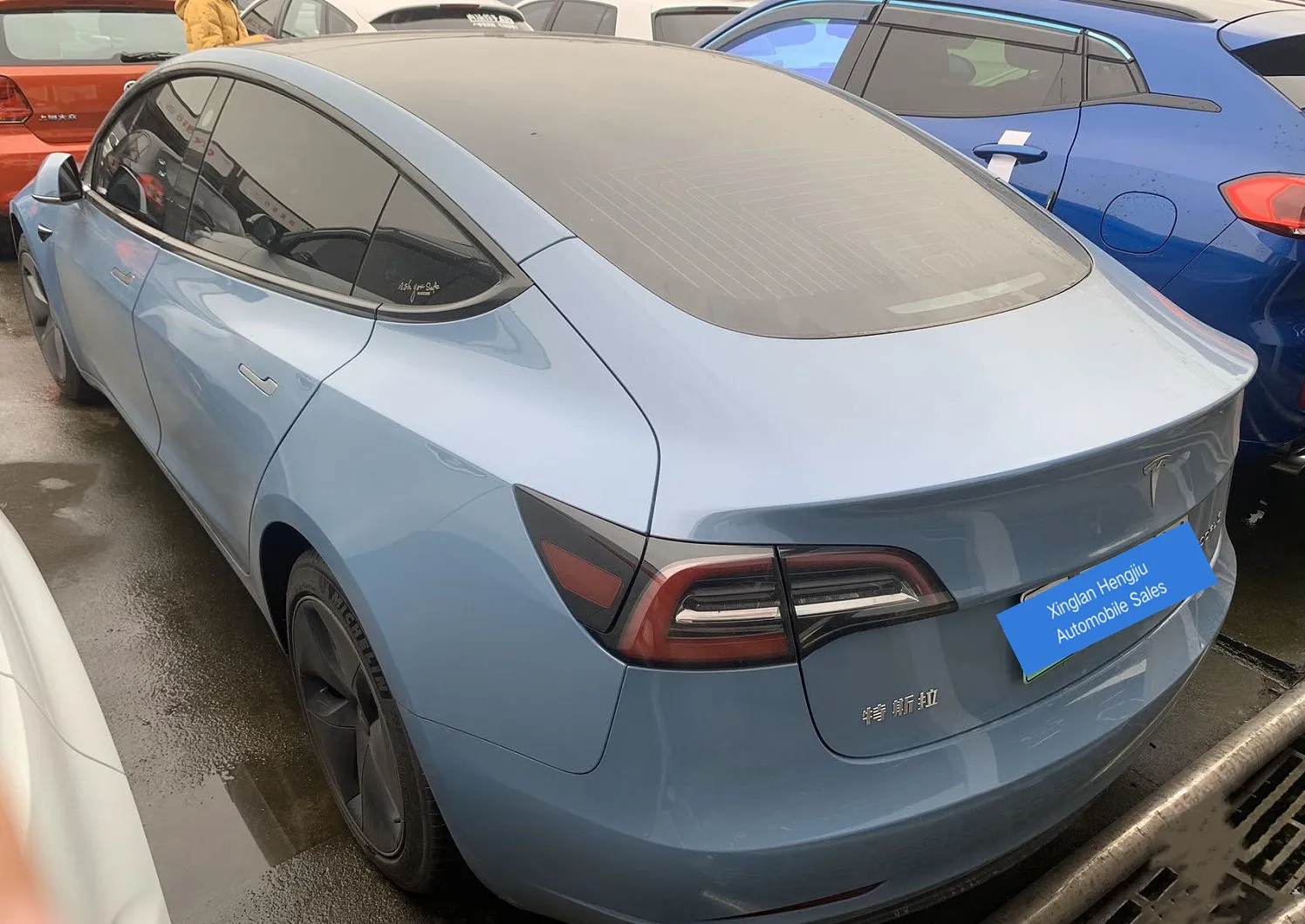 Дешевый китайский новый электромобиль Tesla модель 3 2020 стандартная выносливость задний привод Модернизированная версия б/у седан