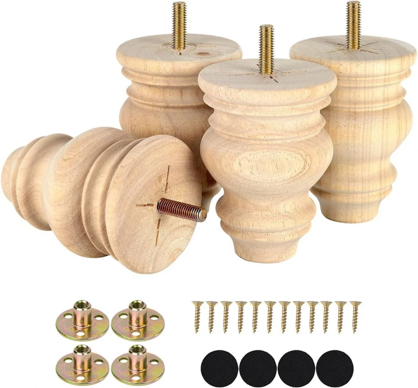 New Design Factory Direct Odm Oem Antique Sofa Parts Table Wooden Legs Base Parts For Furniture Accessories