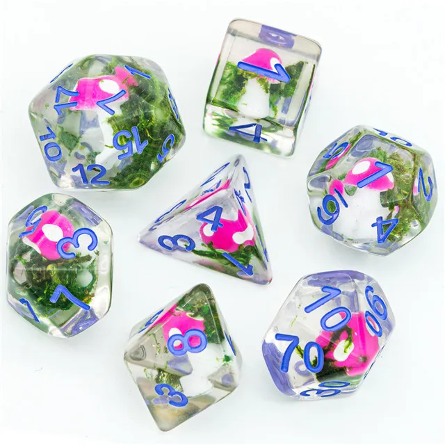  Mushroom Resin DND Sex Dice Game Custom RPG Role Play Gaming for Dungeons and
