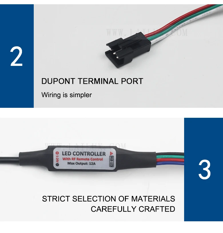 DC5V-24V 17 keys Wireless Rf Remote Control Brightness USB interface LED Controller for LED Strip Lights dimmer