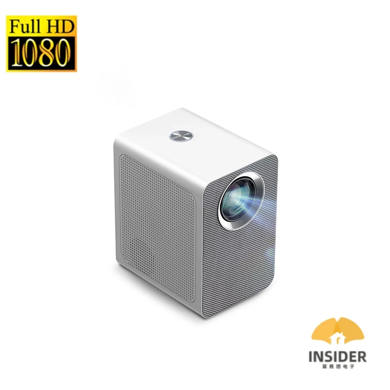 Newest Android Version 9.0 FHD 1080P Projector With 2 Speakers