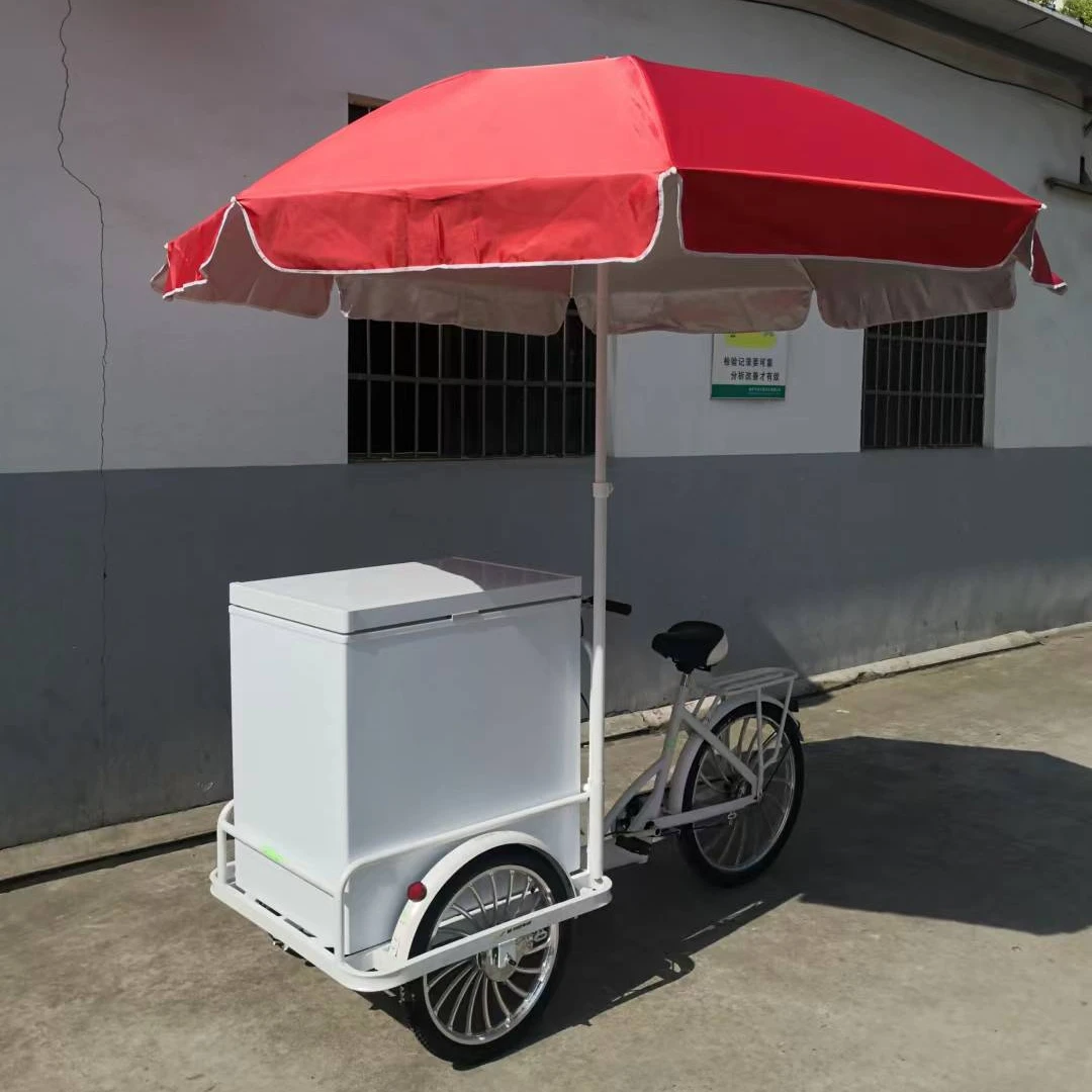 108L solar freezer tricycle for ice cream/cold drinks