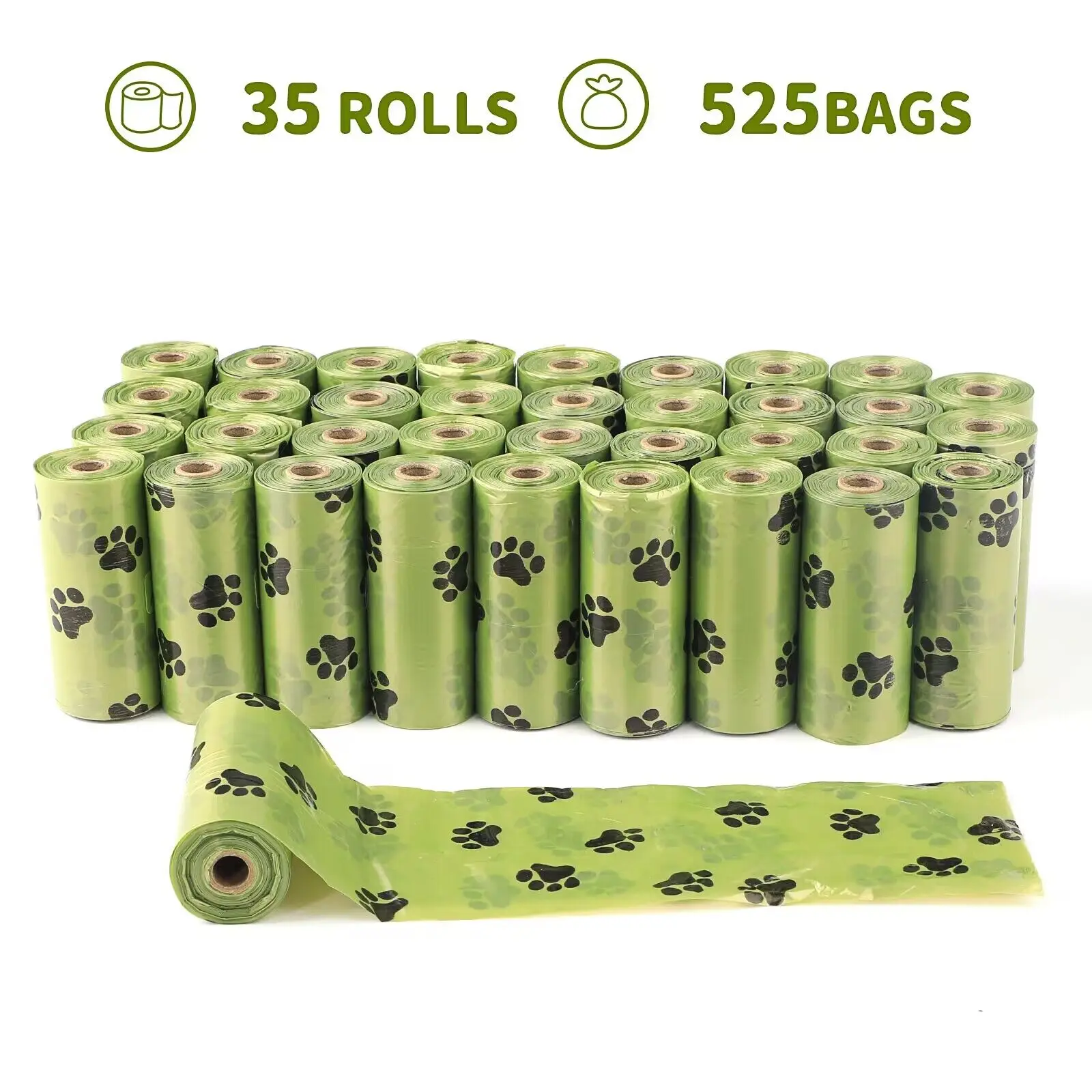 Wholesale high quality plastic customized 100% PLA eco friendly biodegradable pet waste dog poop bag