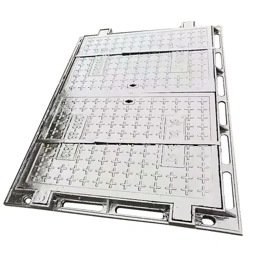 Basic Customization Ductile iron en124 c250 d400 e600 f900 square and round manhole covers