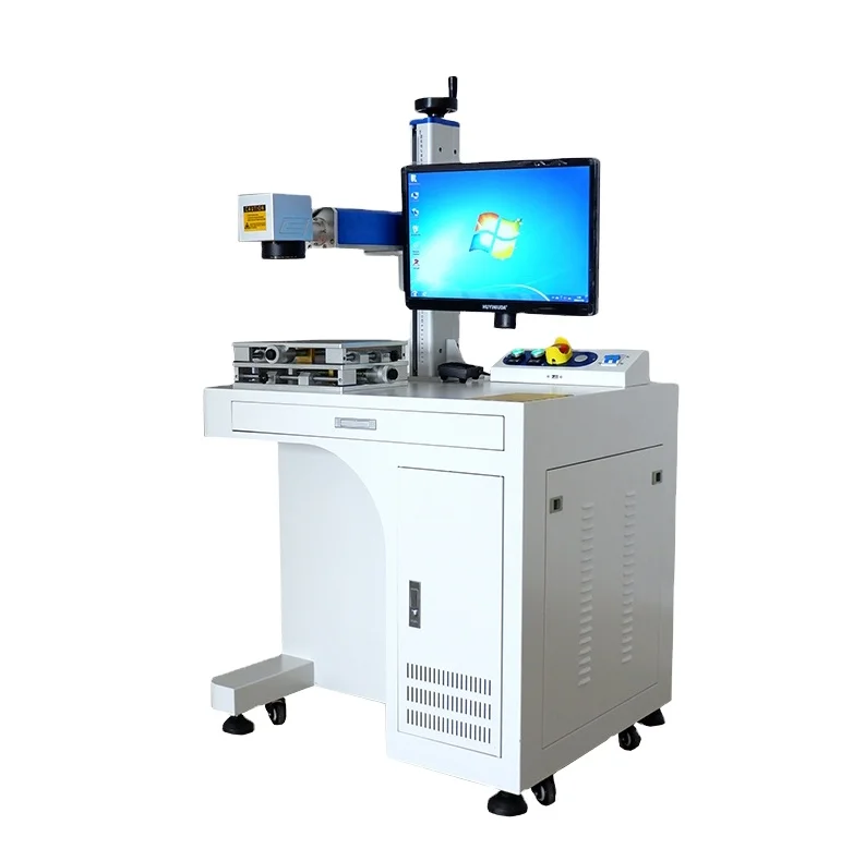 3D high quality and speed deep engraving cutting fiber laser marking machine for relief cone