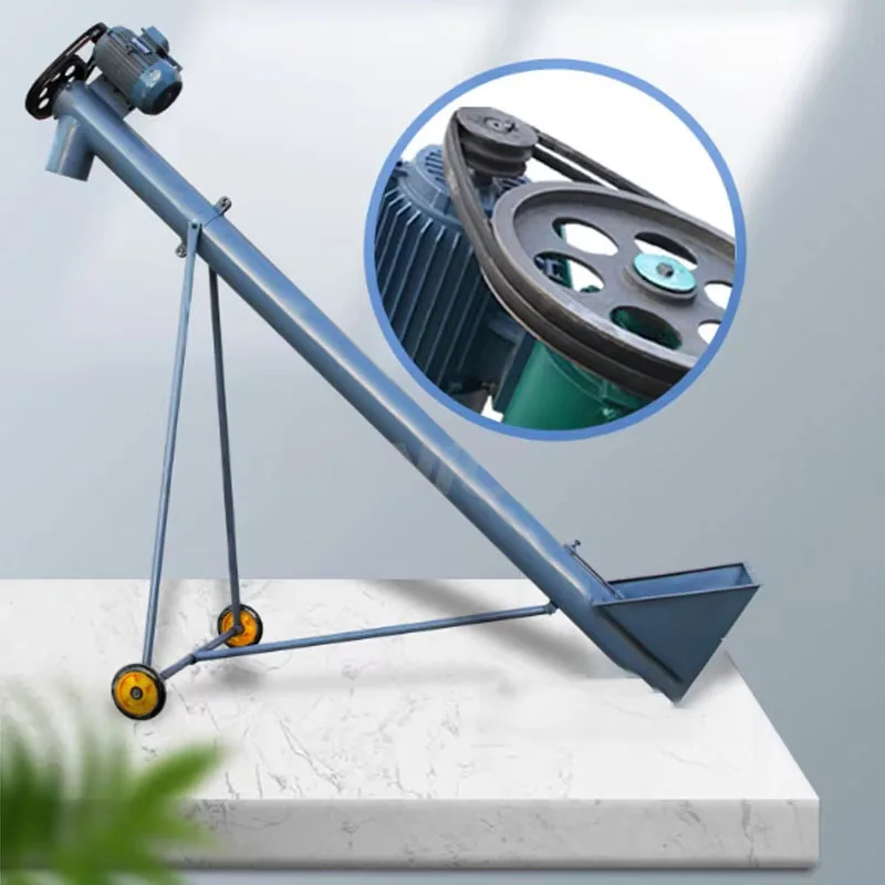 Высокая эффективность горячая Распродажа винтовой конвейер шнековый подъемный питающий