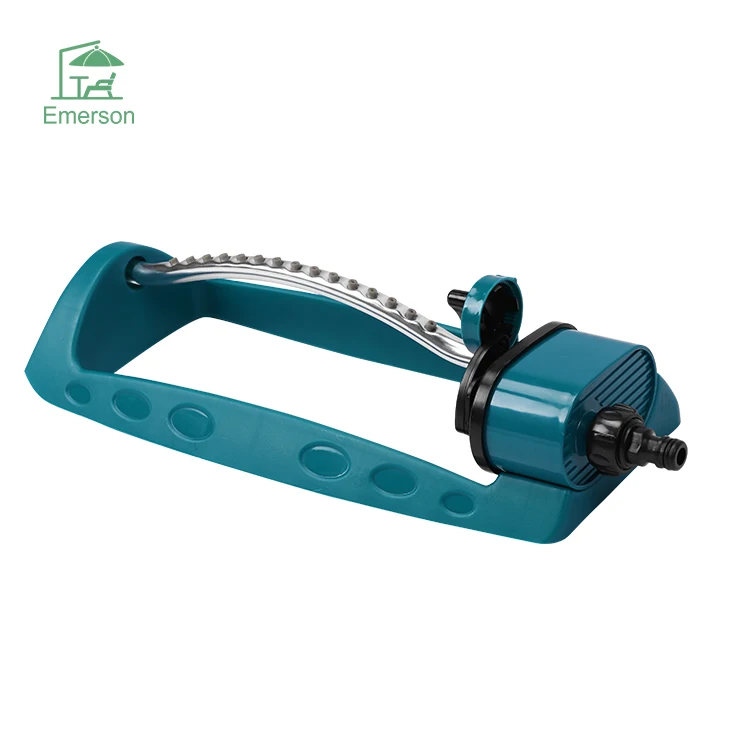 18 Holes Adjustable Irrigation Sprinkler Water Oscillating Sprinkler Lawn Garden Sprinklers