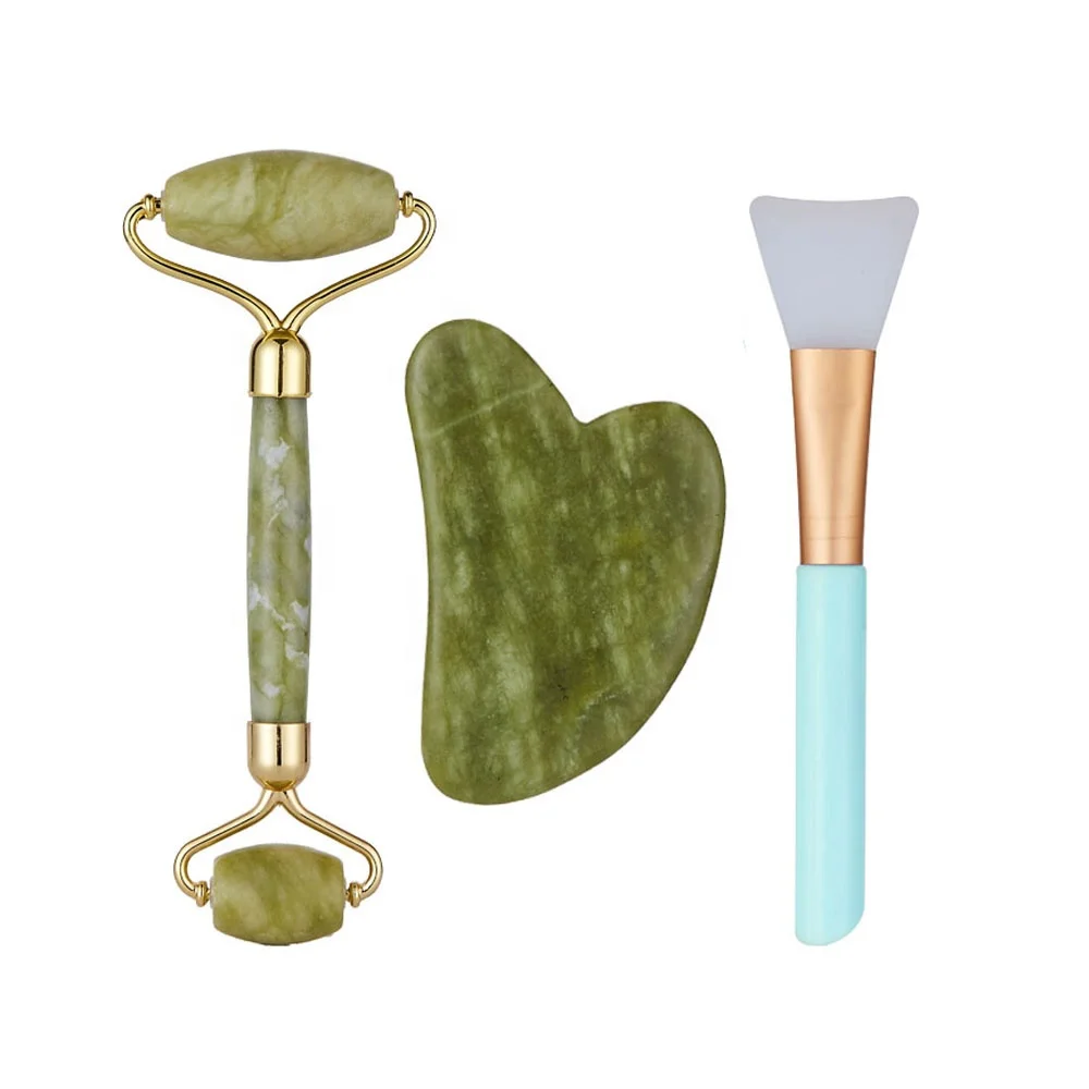 
Natural Xiuyan Jade Roller For Face Skin New Product Launch Wholesale Face Massage Roller Massage Jade Rollers For Face 