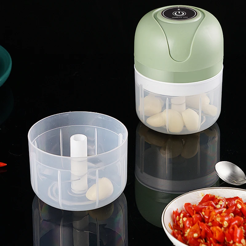 100ml 250ml Portable USB Rechargeable Electric Multi Mini Garlic Onion Carrot Chopper Food Processor