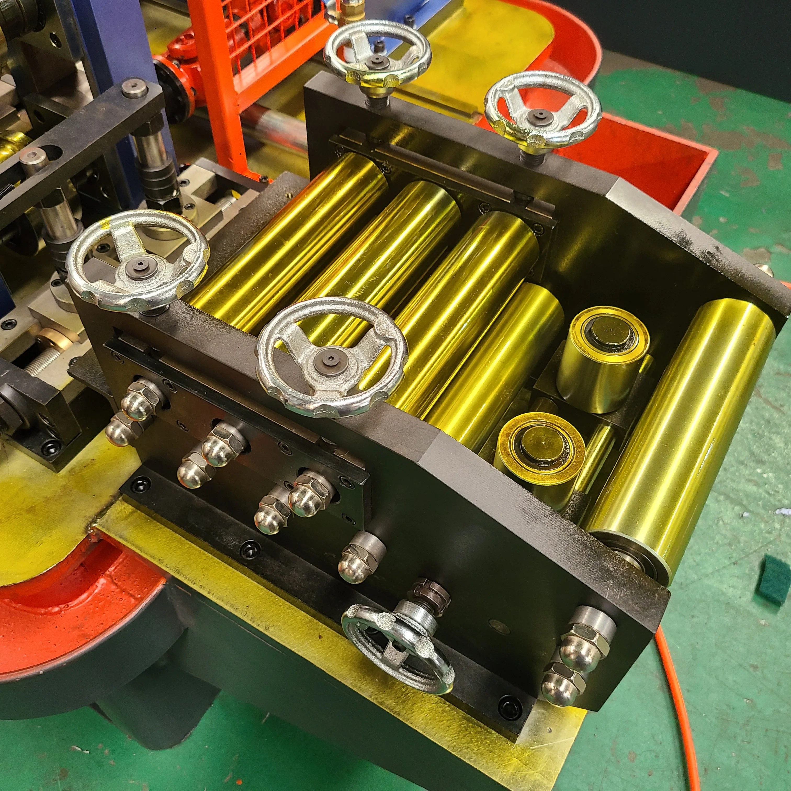 TY20 High Precision  Automatic Galvanized Steel Pipe Production Line / Welded Tube Making Machinery