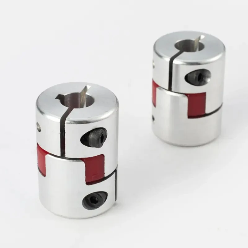 High quality plum blossom coupling aluminum  star elastic servo motor screw coupling