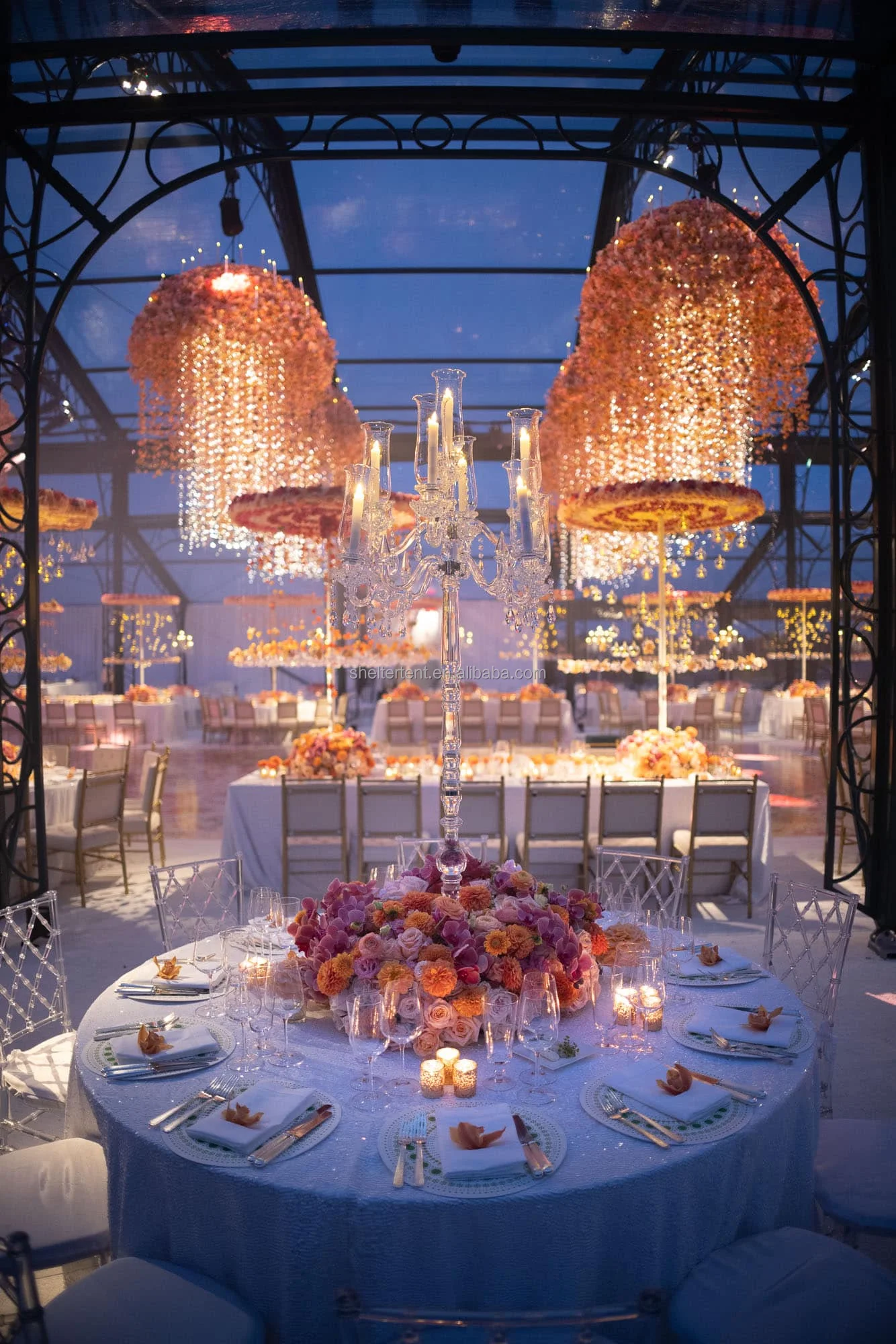 Clear Frame Wed Tent Venue Structure Marquee Party Glass wall Atrium Event Wedding Tents for Commercial Glass Marquee for Sale