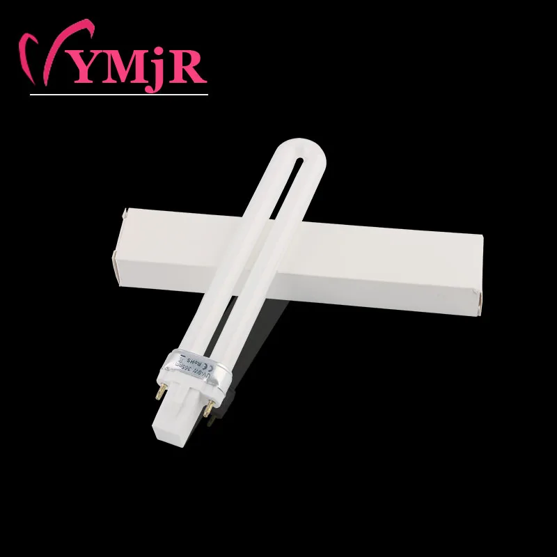 Custom Nails Gel Black Suit Ultraviolet UV Lamp Light Bulb Tube Light Bulbs Replacement U Shape UV Lamp for Nail Dryer