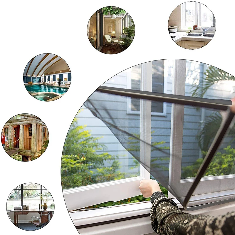 High quality insect/dust proof window fly screen mesh mosquito net window