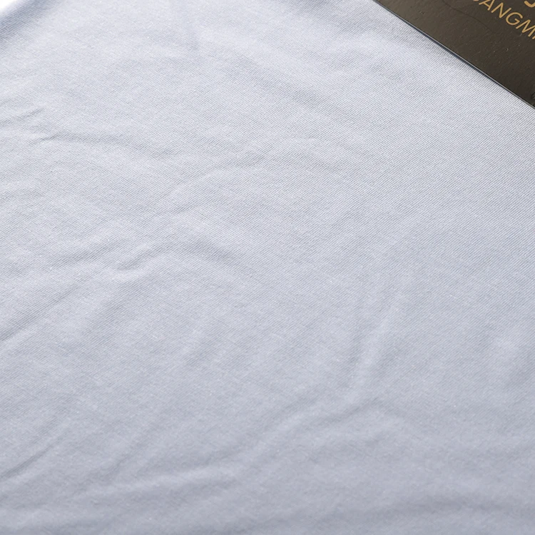 Индивидуальное нижнее белье из модала и хлопка, материал футболки, ткань, трикотажная ткань, одна футболка