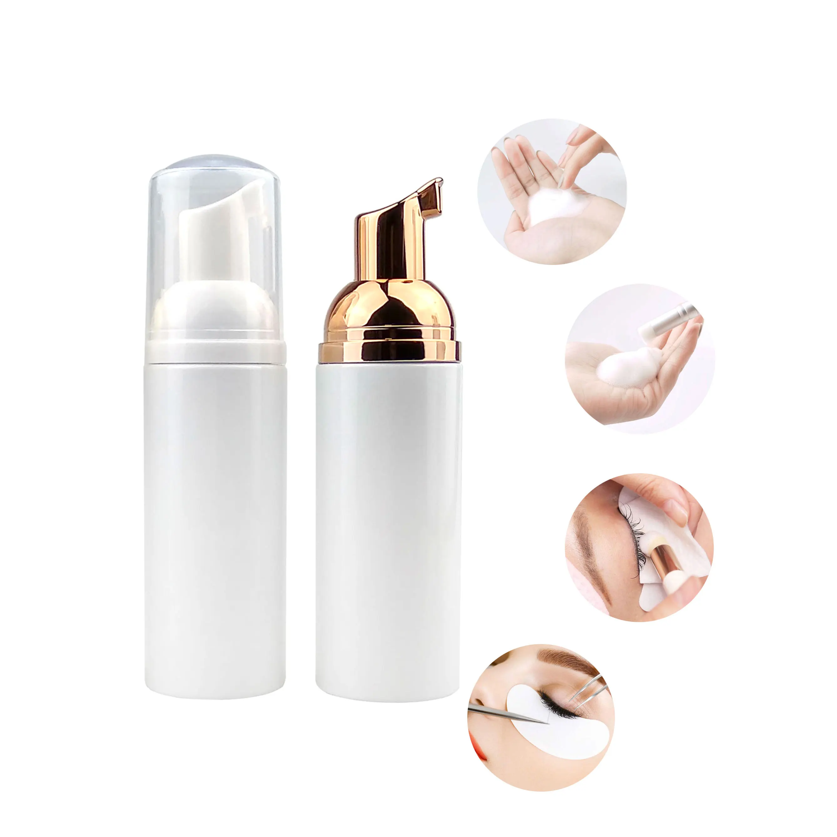 
Wholesale Individual Eyelashes Extension Foaming Cleanser Custom Logo Extention Eyelashes Shampoo Sets 