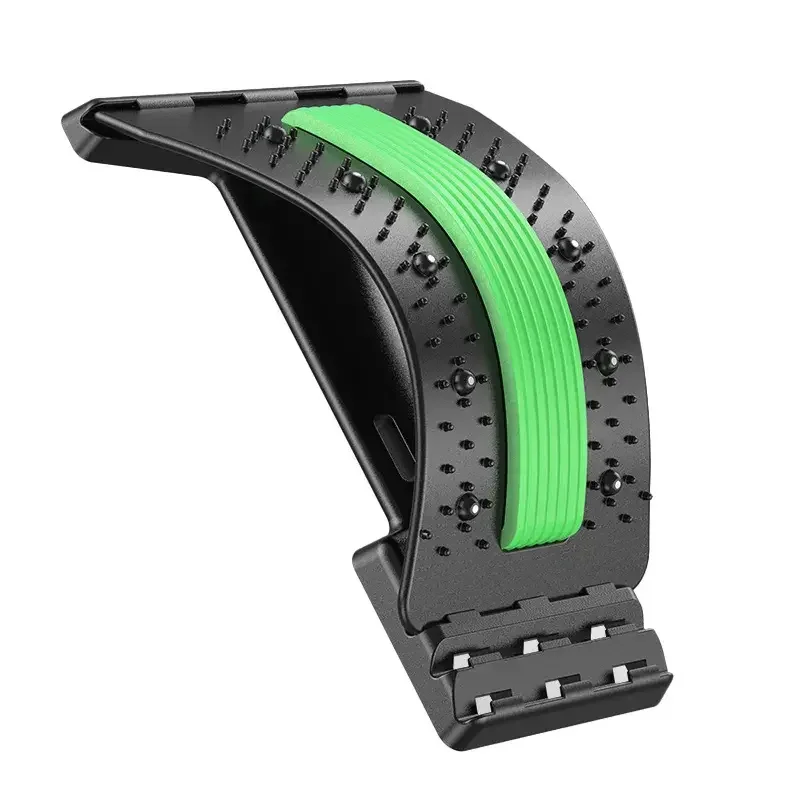 Lumbar Bone Brace Device Arched Therapy Massager Lower Back Cracker Stretcher