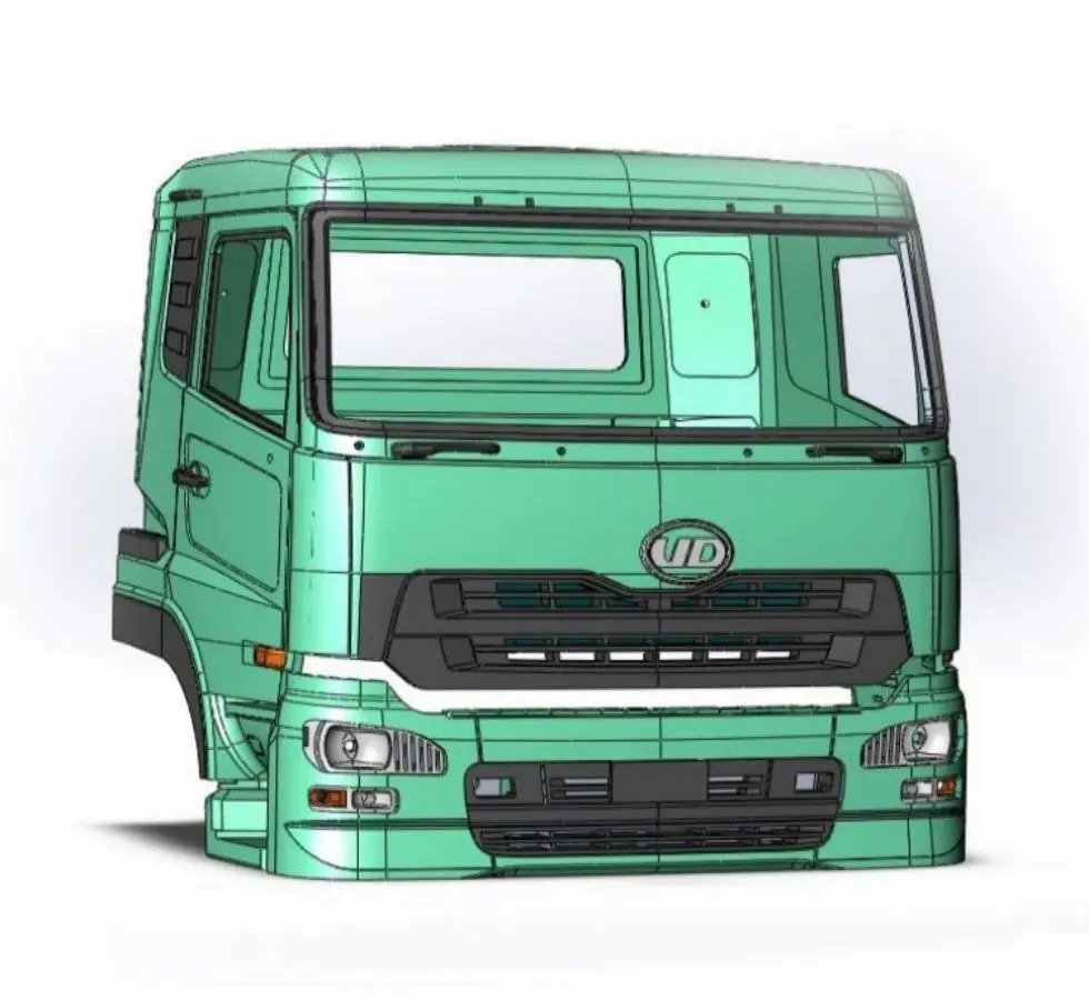 1 / 14 truck model SLA light curing printing Nissan UD Quon shell