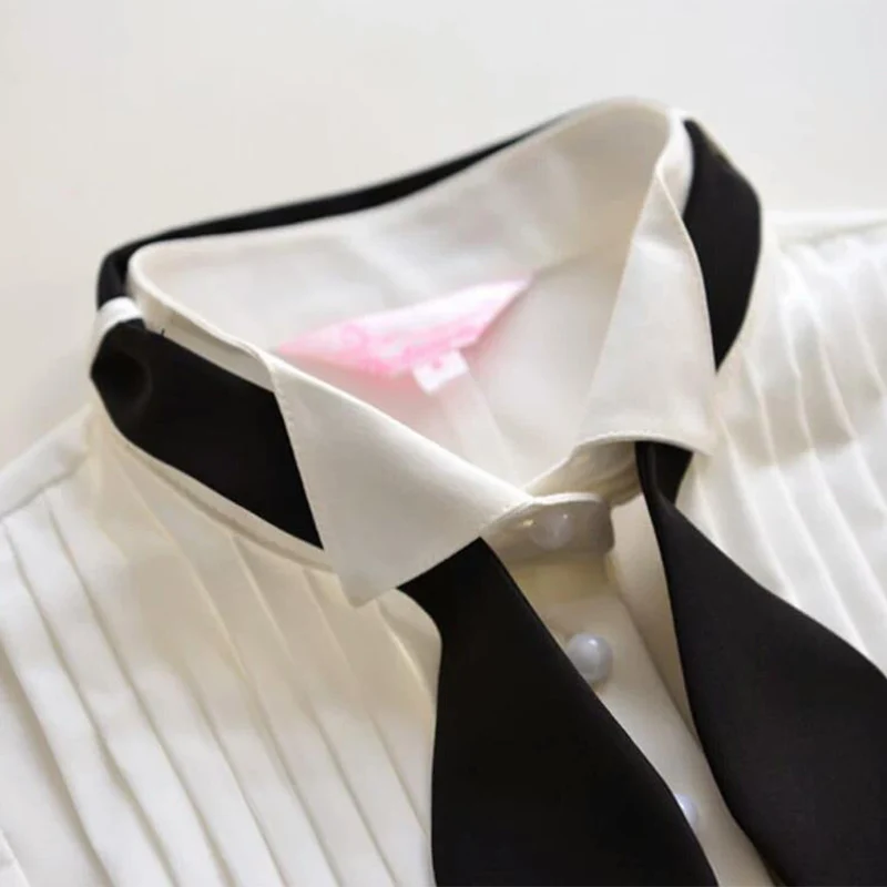 Custom Fashion Solid Plain Black Silk Self Tie Bow Ties